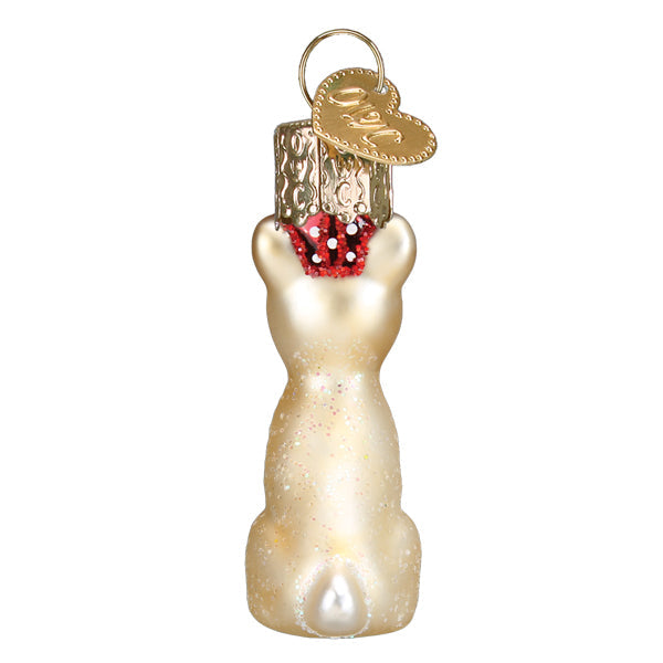 Old World Christmas Mini Clarice Ornament – back view