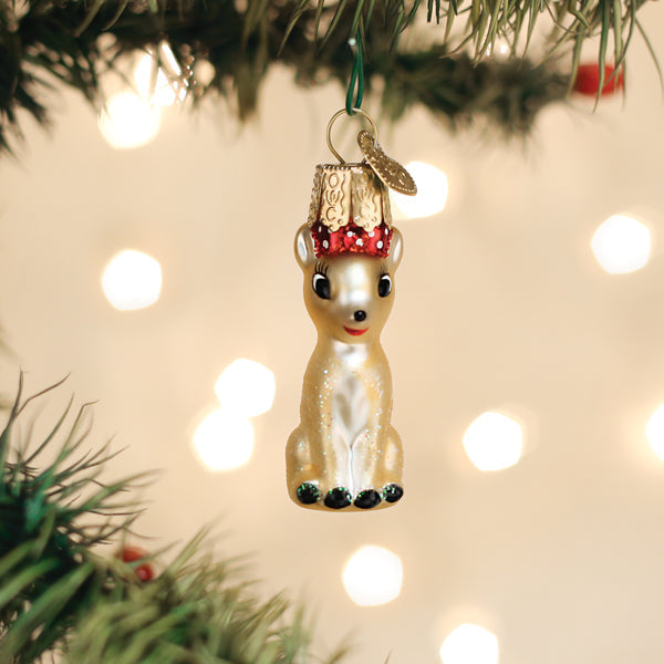 Old World Christmas Mini Clarice Ornament – detail