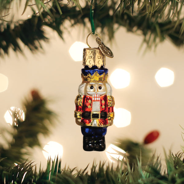 Old World Christmas Mini Nutcracker Soldier Ornament – detail