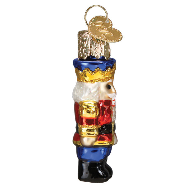 Old World Christmas Mini Nutcracker Soldier Ornament – side view