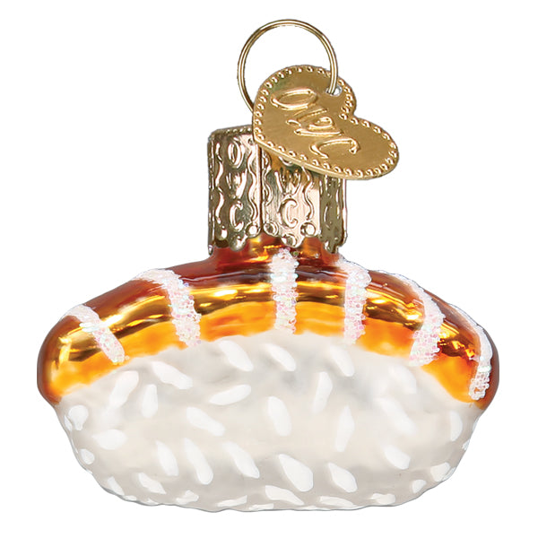 Old World Christmas Mini Salmon Sushi Ornament – back view