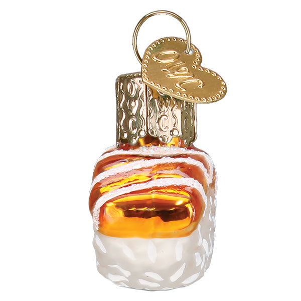Old World Christmas Mini Salmon Sushi Ornament – side view