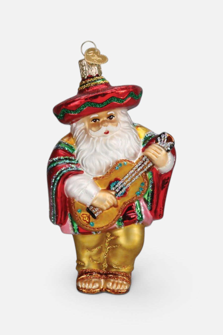 Old World Christmas Papa Noel Ornament – back view