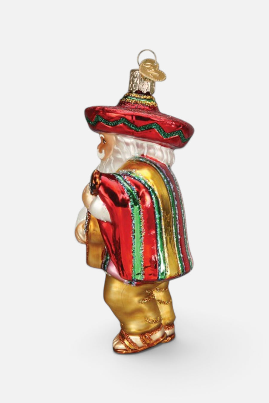 Old World Christmas Papa Noel Ornament – detail