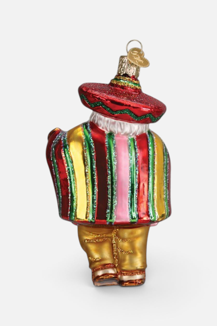 Old World Christmas Papa Noel Ornament – side view