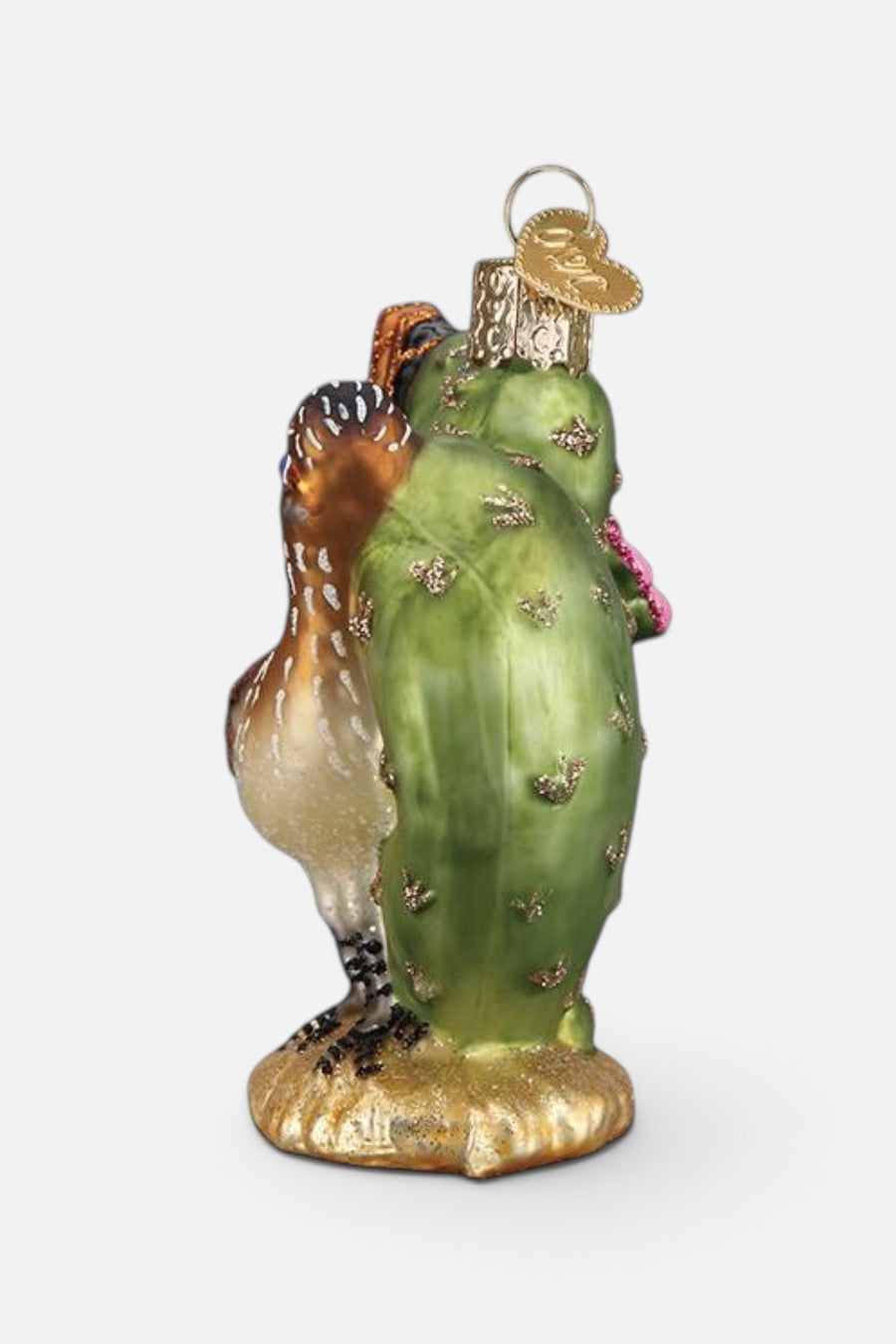 Old World Christmas Roadrunner Ornament – detail