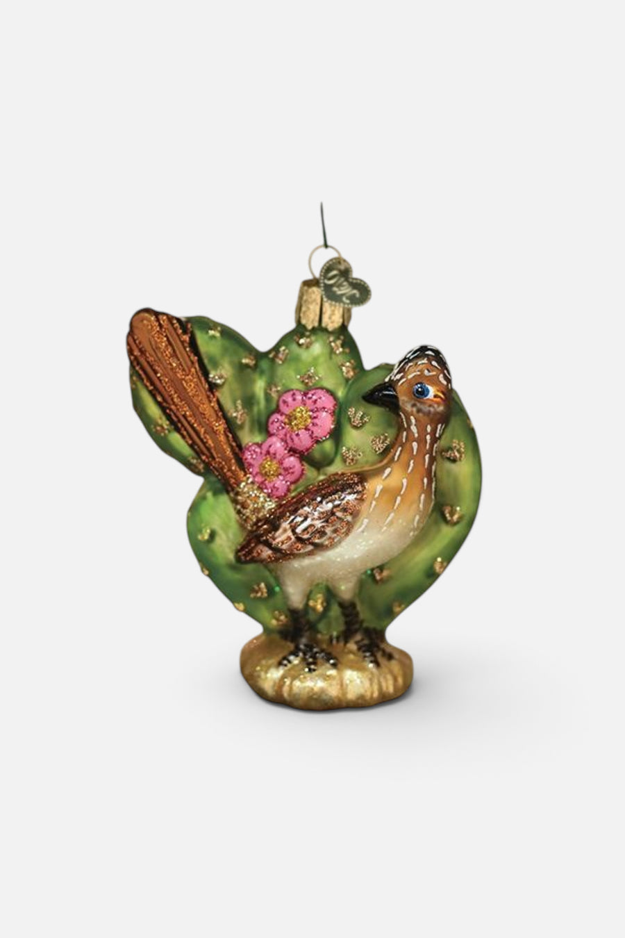 Old World Christmas Roadrunner Ornament – front view