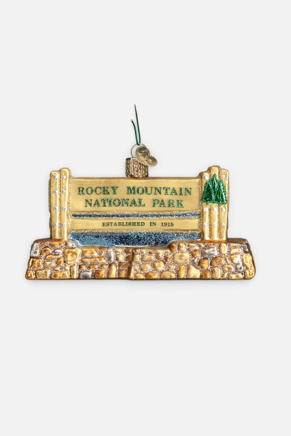 Old World Christmas Rocky Mountain National Park Ornament