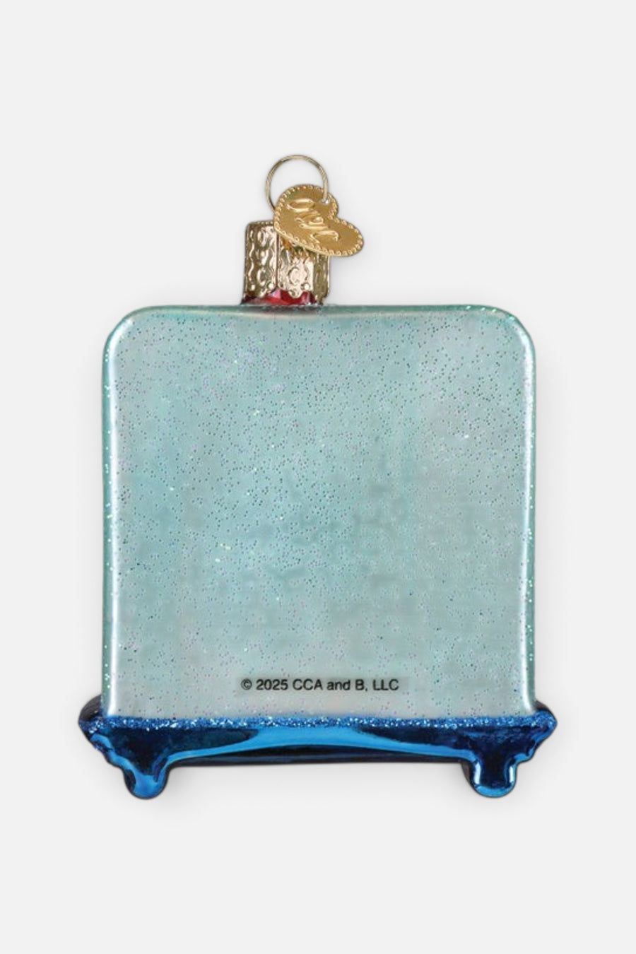 Old World Christmas Scout Elf Storytime Ornament – detail