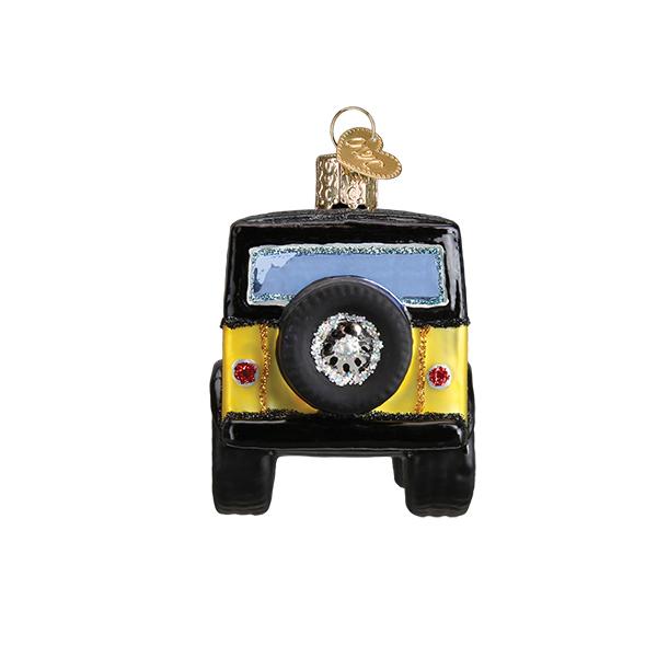 Old World Christmas Sport Utility Vehicle Ornament – back view