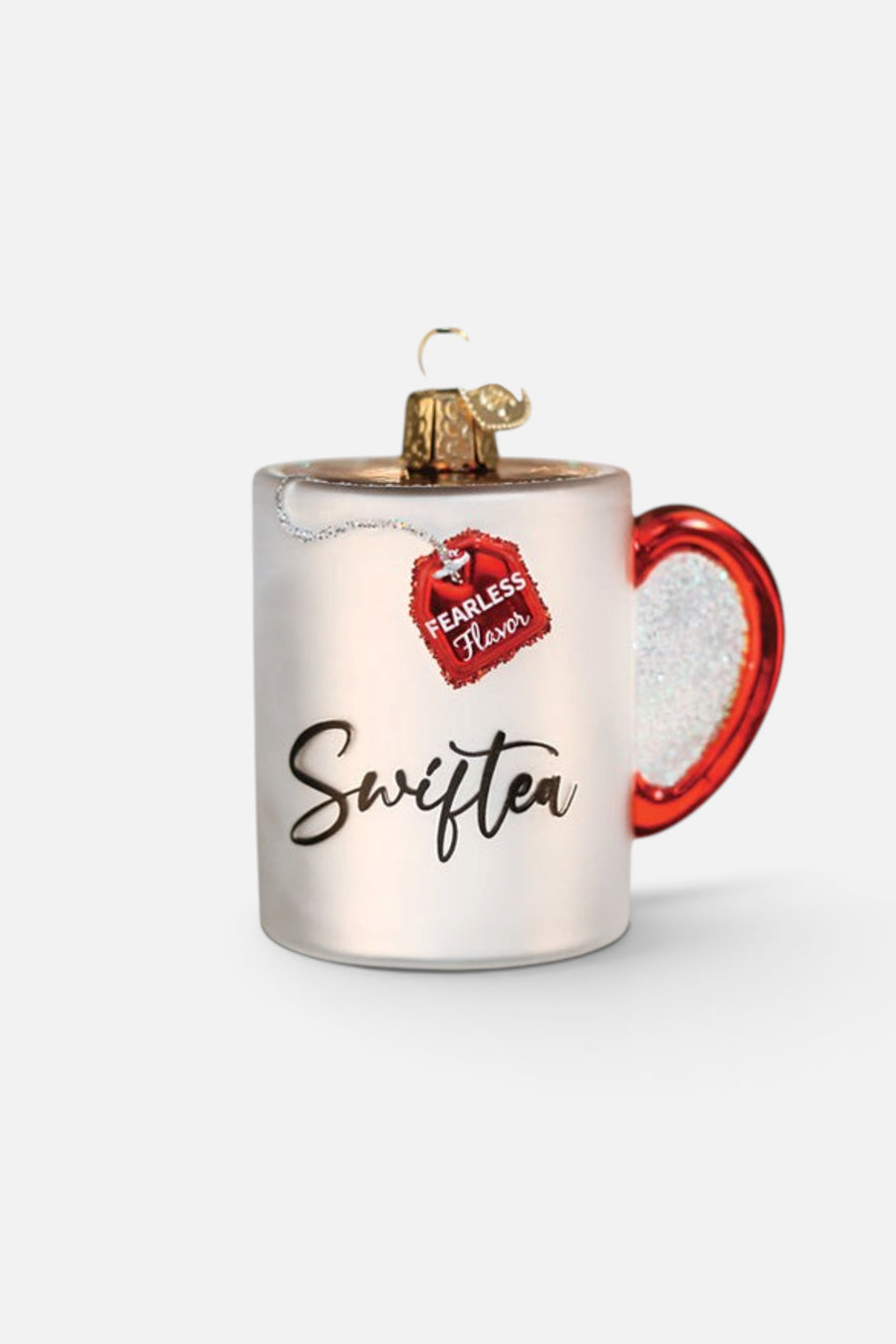 Old World Christmas Swiftea Mug Ornament – detail