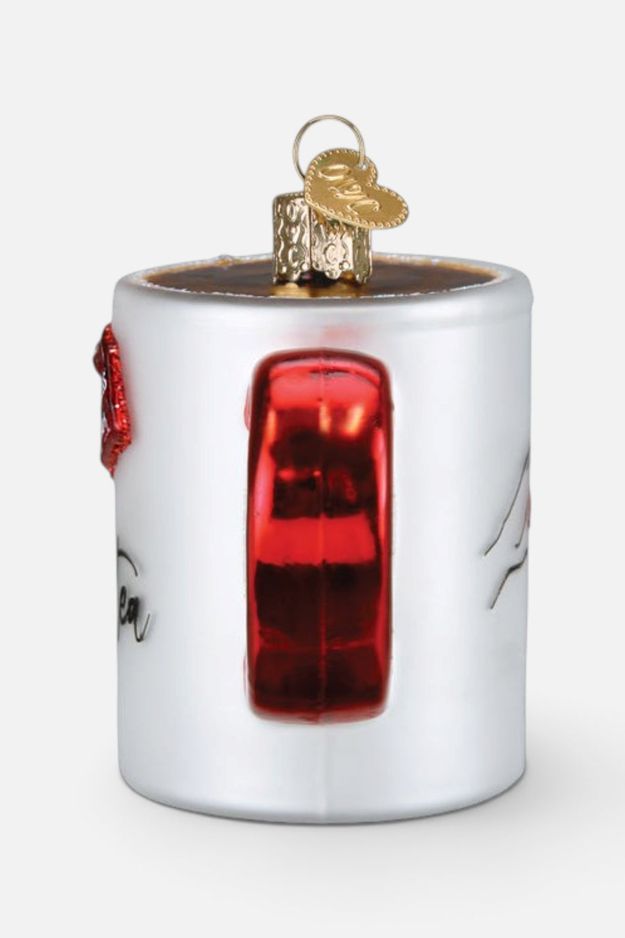 Old World Christmas Swiftea Mug Ornament – side view