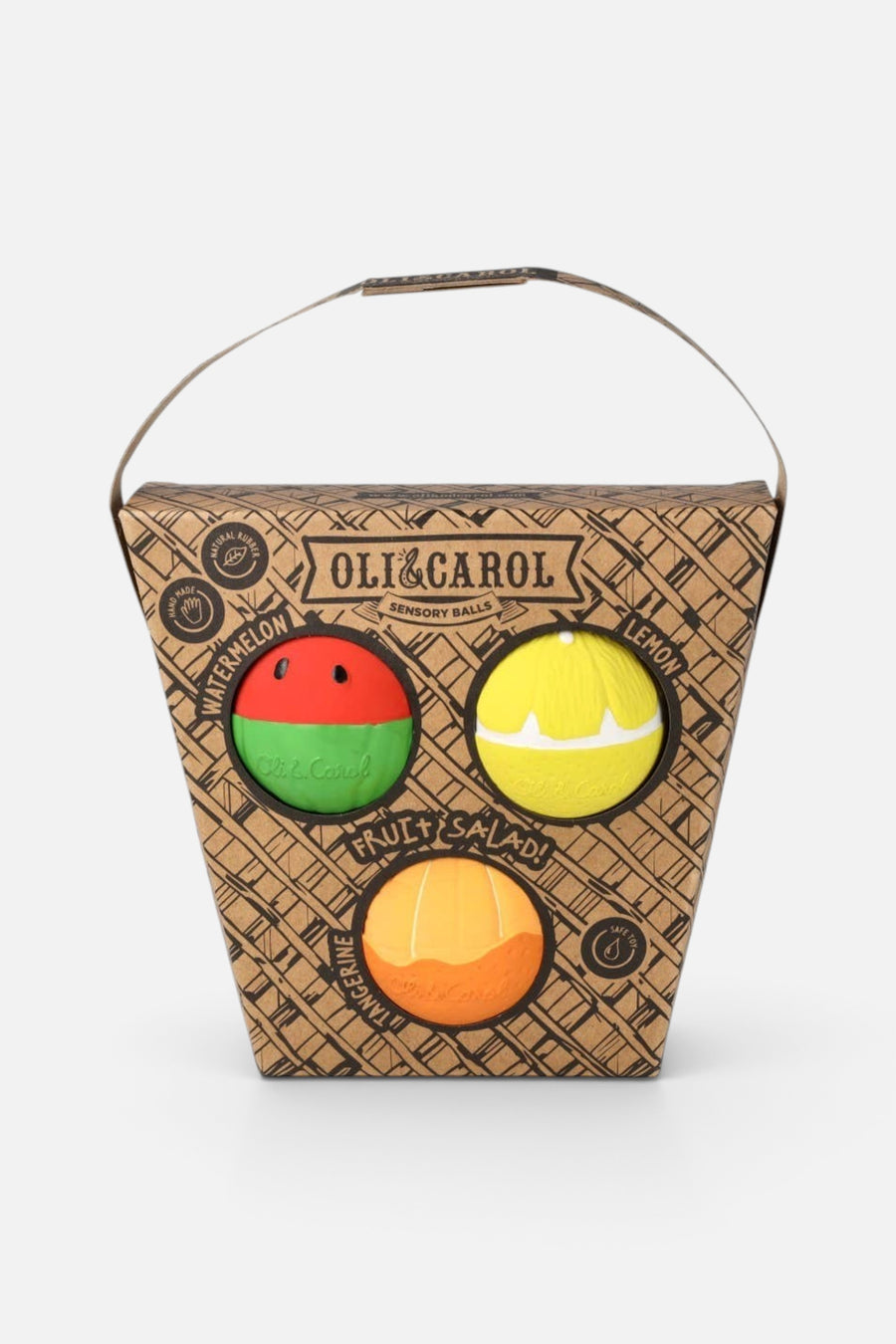Oli & Carol Fruit Salad Baby Sensory Balls – front view