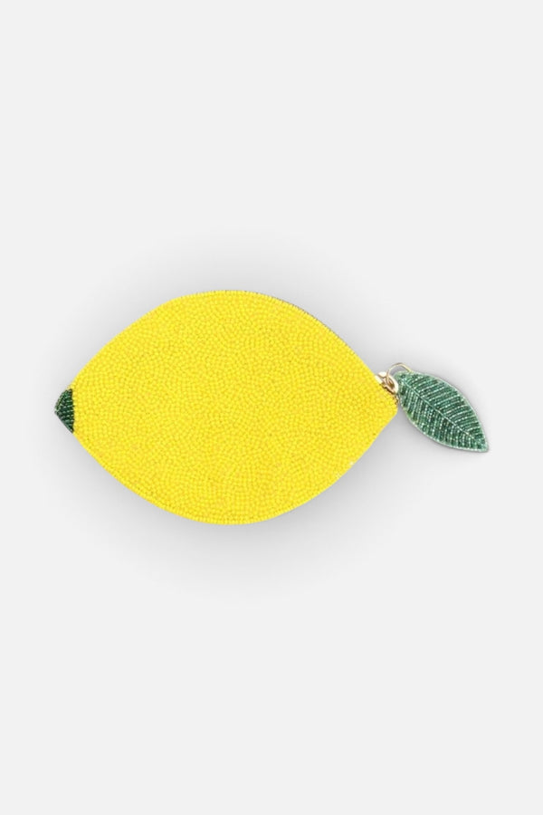 Olivia Dar Coin Pouch Purse in Lemon