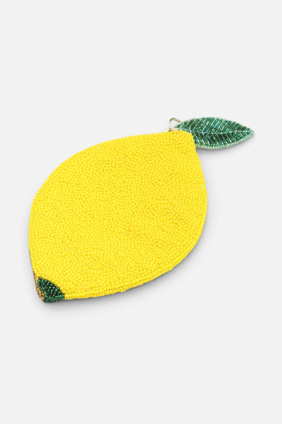 Olivia Dar Coin Pouch Purse in Lemon – three-quarter view