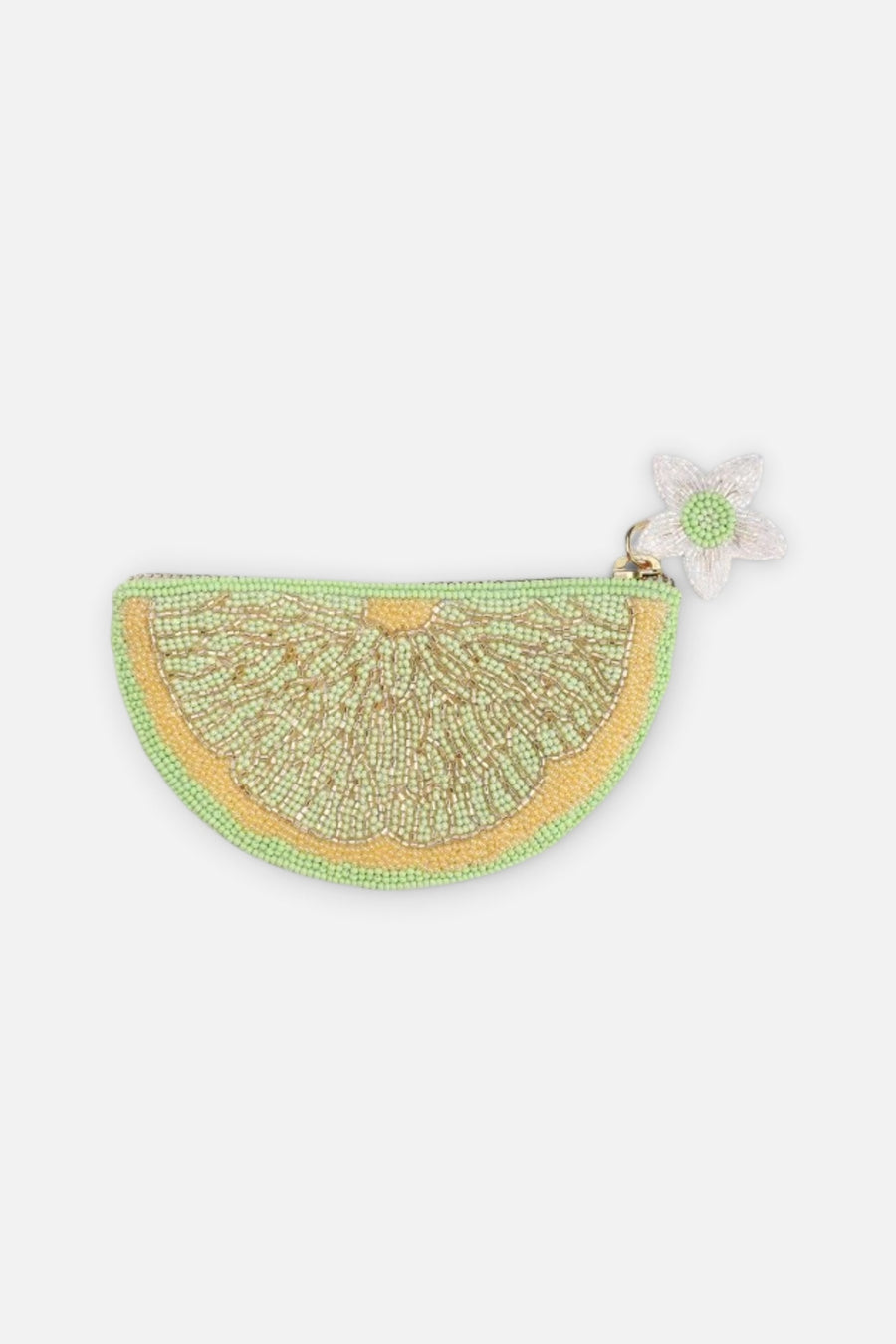 Olivia Dar Coin Pouch Purse in Lime – front view
