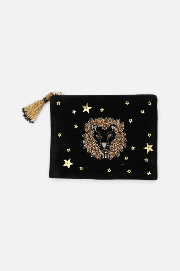 Olivia Dar Leo Astrology Pouch Jewelry Bag in Small