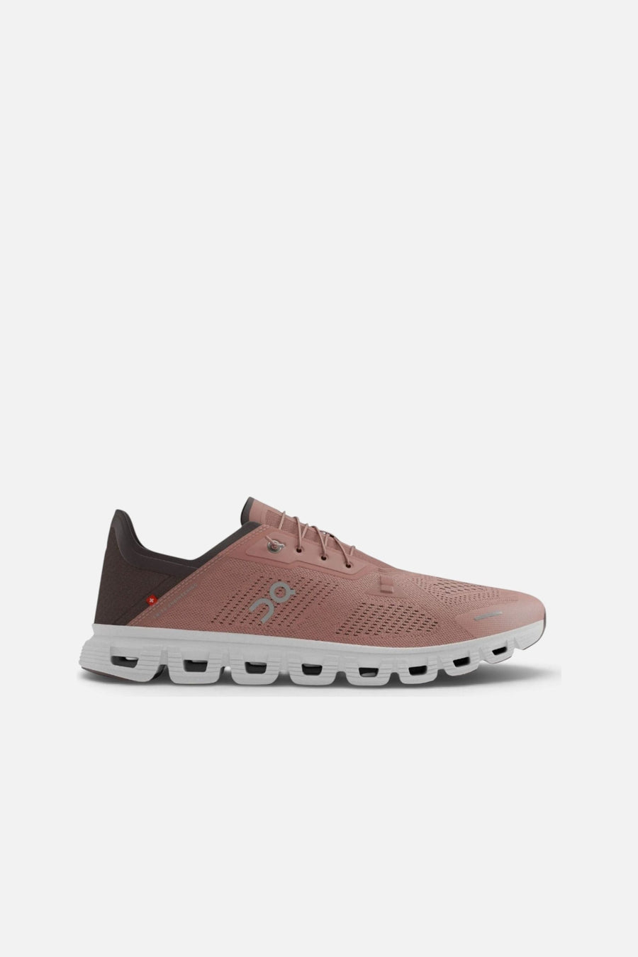 On Cloud 6 Coast Women's Sneakers in Dustrose & Ox – side view