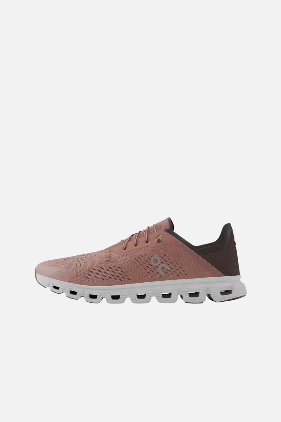 On Cloud 6 Coast Women's Sneakers in Dustrose & Ox – side view