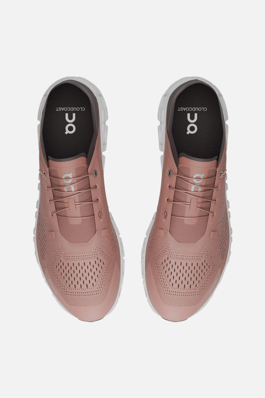 On Cloud 6 Coast Women's Sneakers in Dustrose & Ox – side view