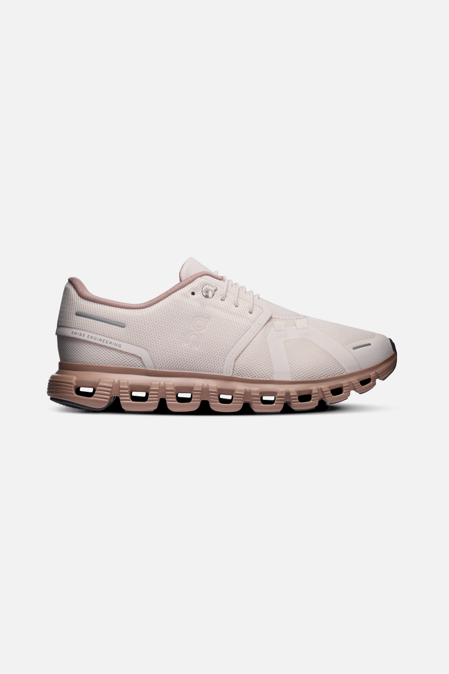 On Cloud 6 Women's Sneakers in Oyster & Biscuit – alternate