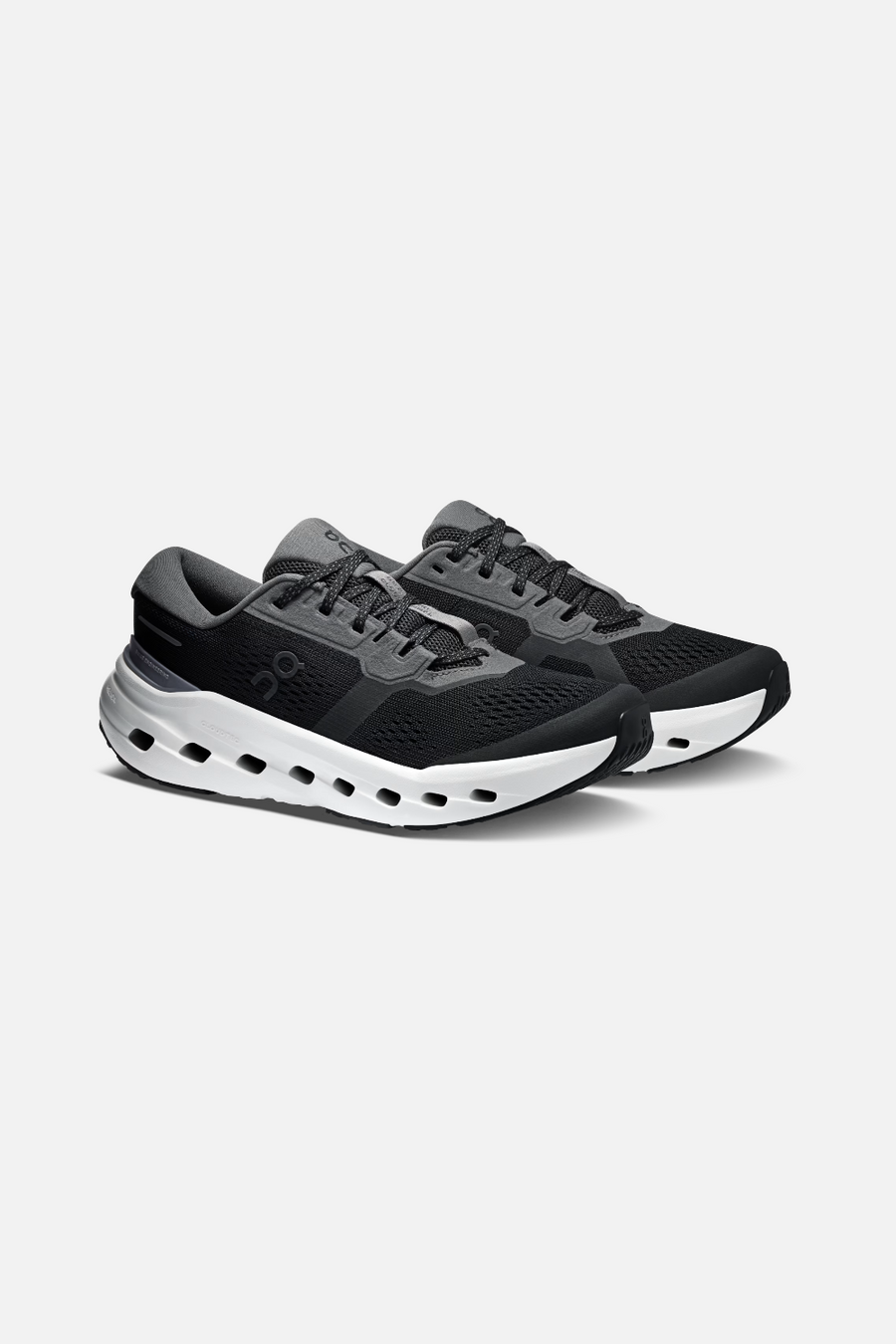 On Cloudrunner 3 Women's Sneakers in Black & Ivory – front view