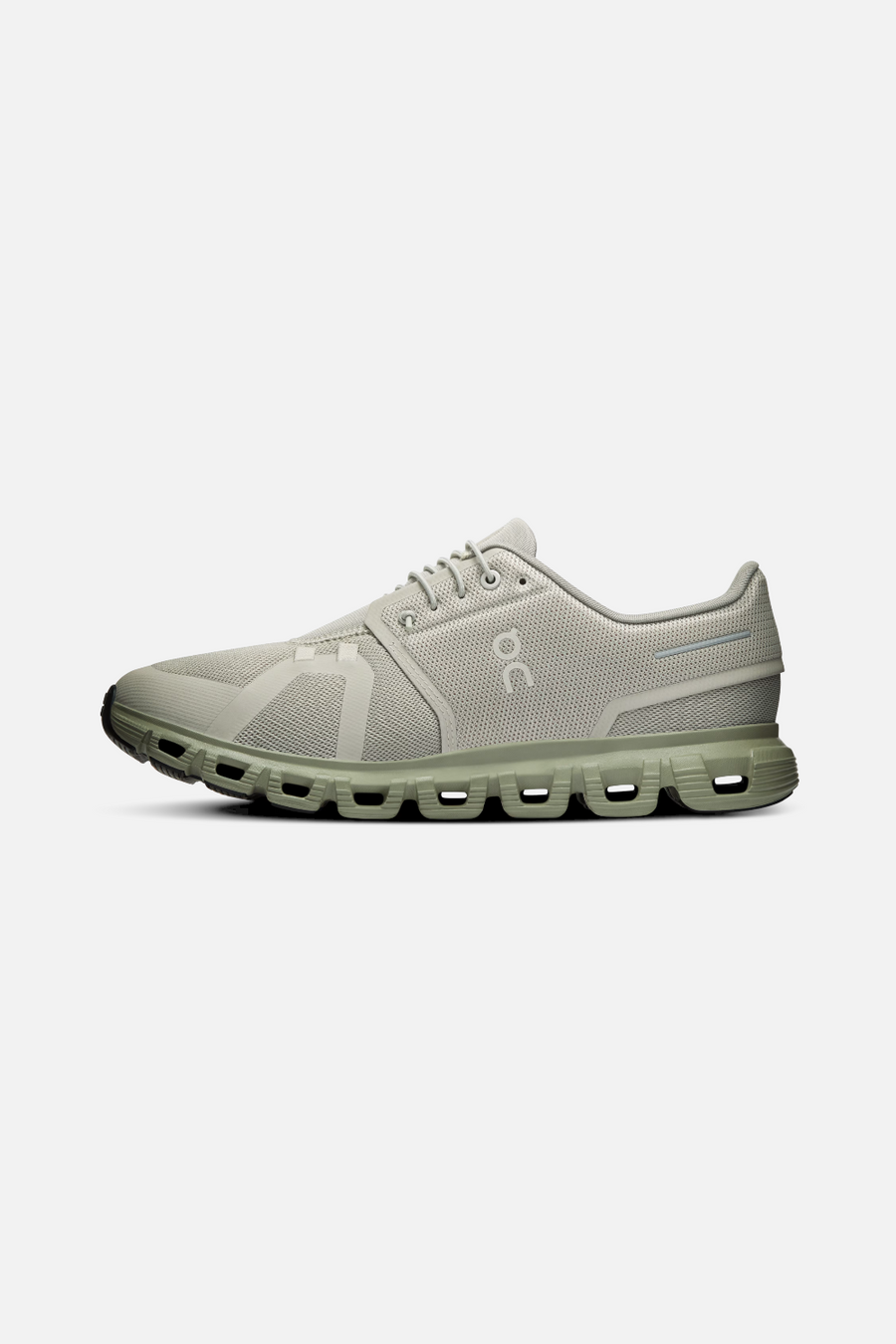 On Running Men's Cloud 6 in Brume Olive – back view