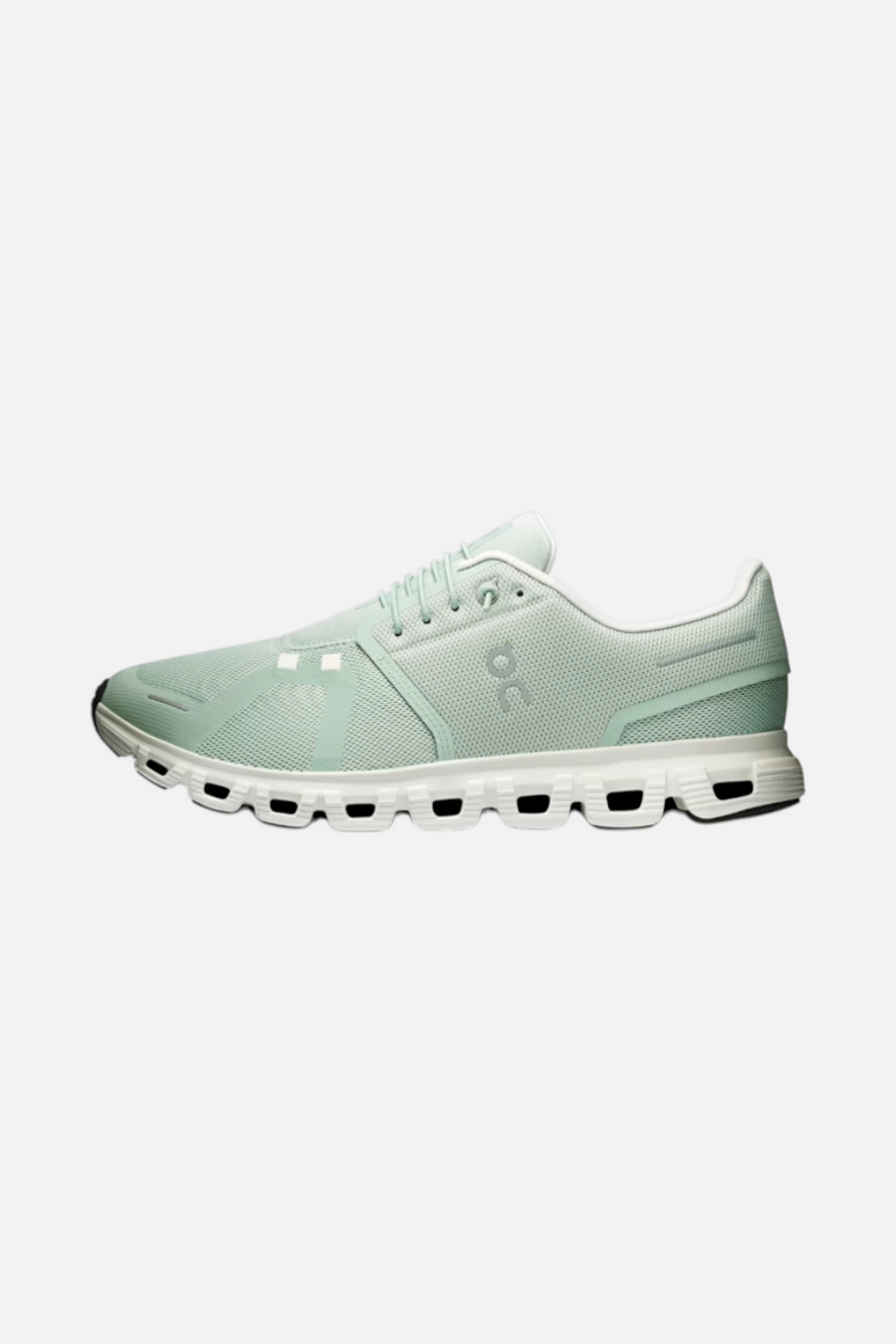 On Running Men's Cloud 6 in Mineral and Ice – side view