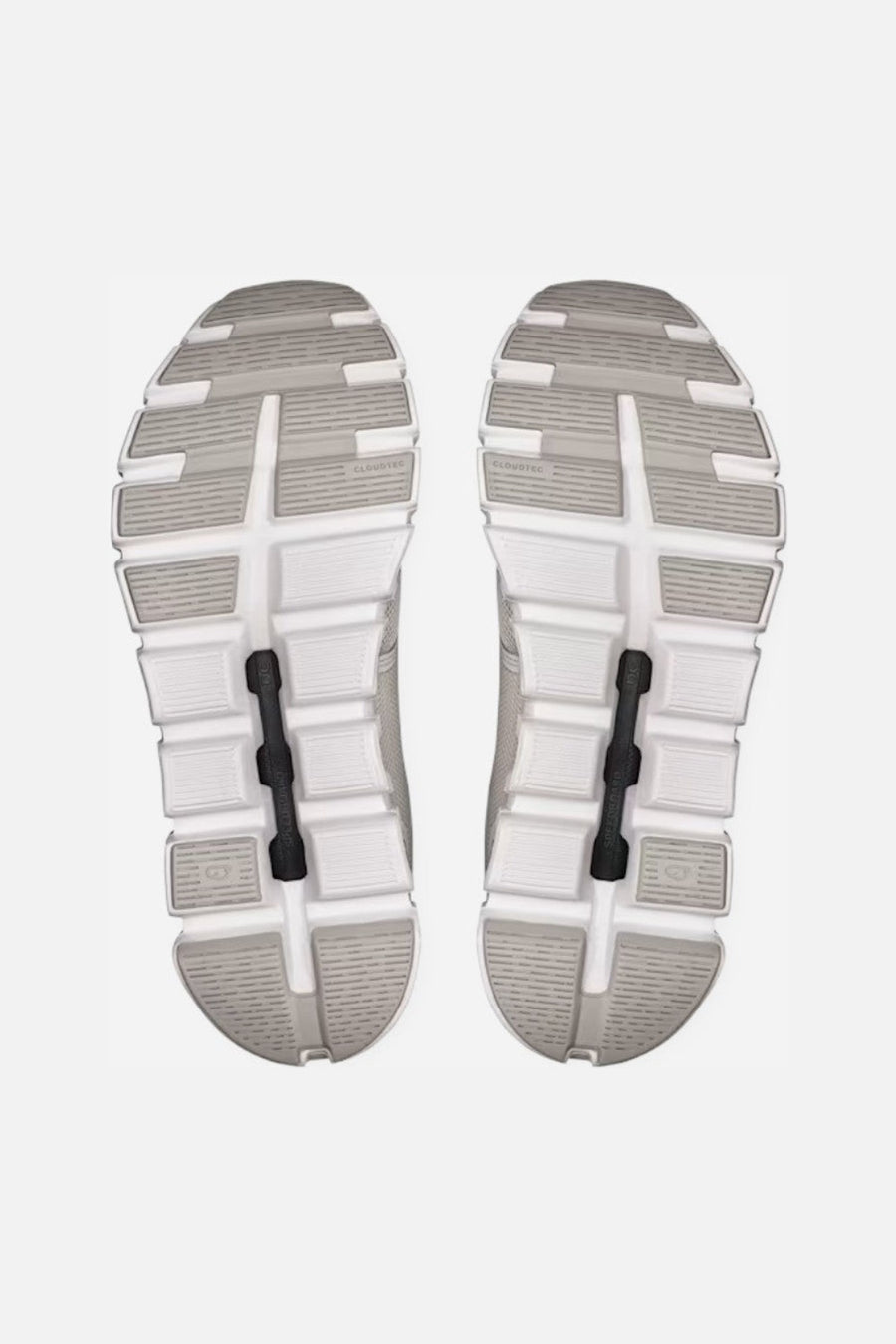 On Running Men's Cloud 6 in Pearl/White – top view