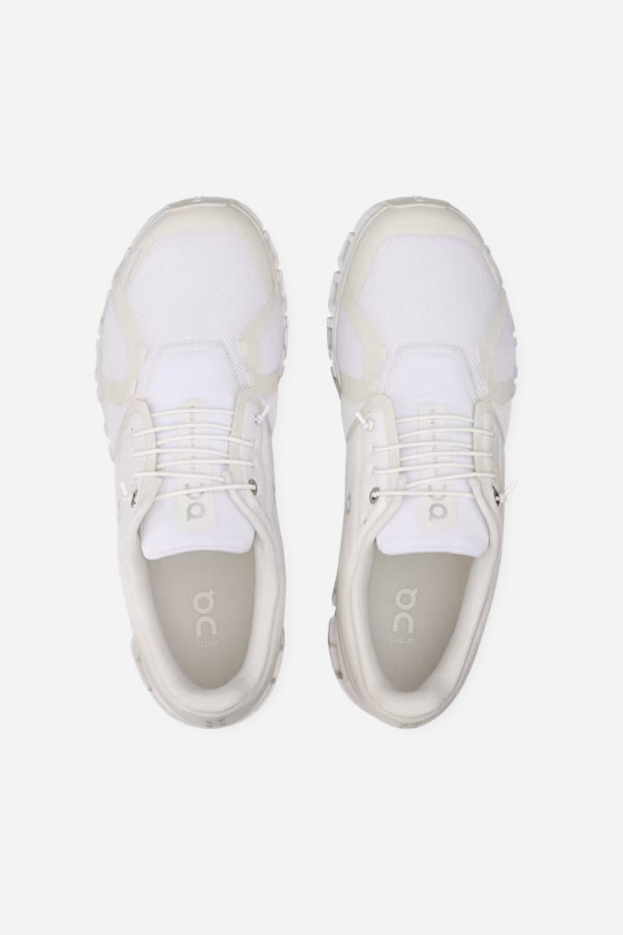 On Running Men's Cloud 6 in White – back view