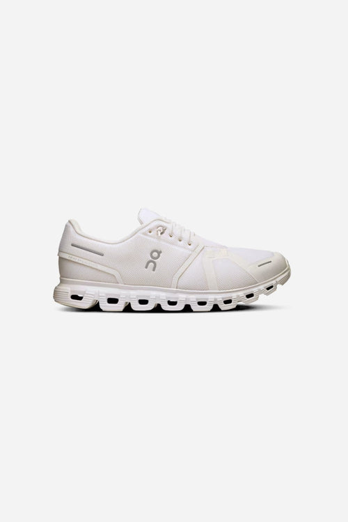 On Running Men's Cloud 6 in White – front view