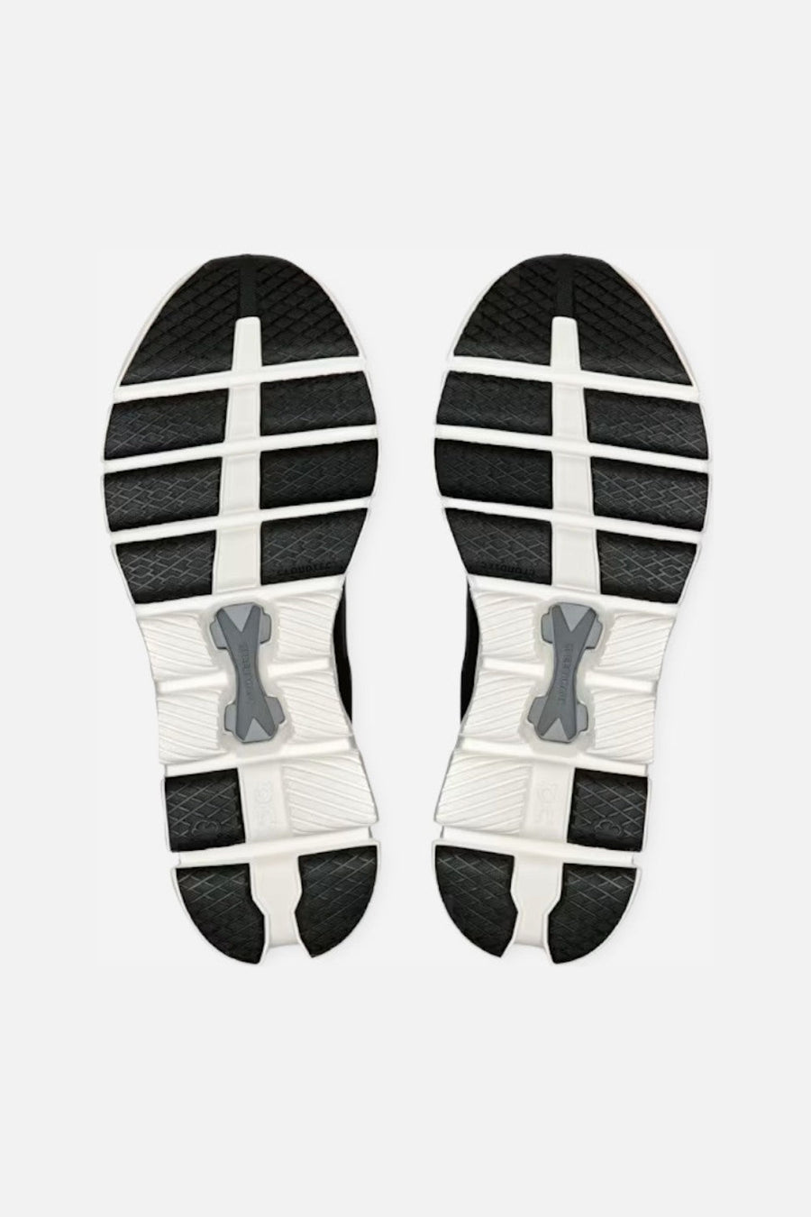 On Running Men's Cloud X 4 AD in Black & Asphalt – top view