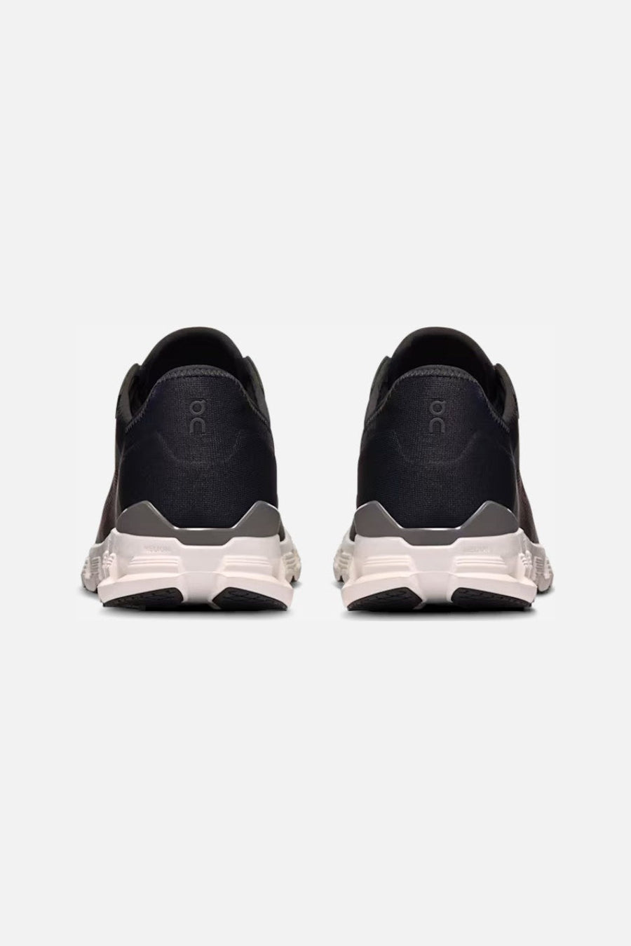 On Running Men's Cloud X 4 AD in Black & Asphalt – back view