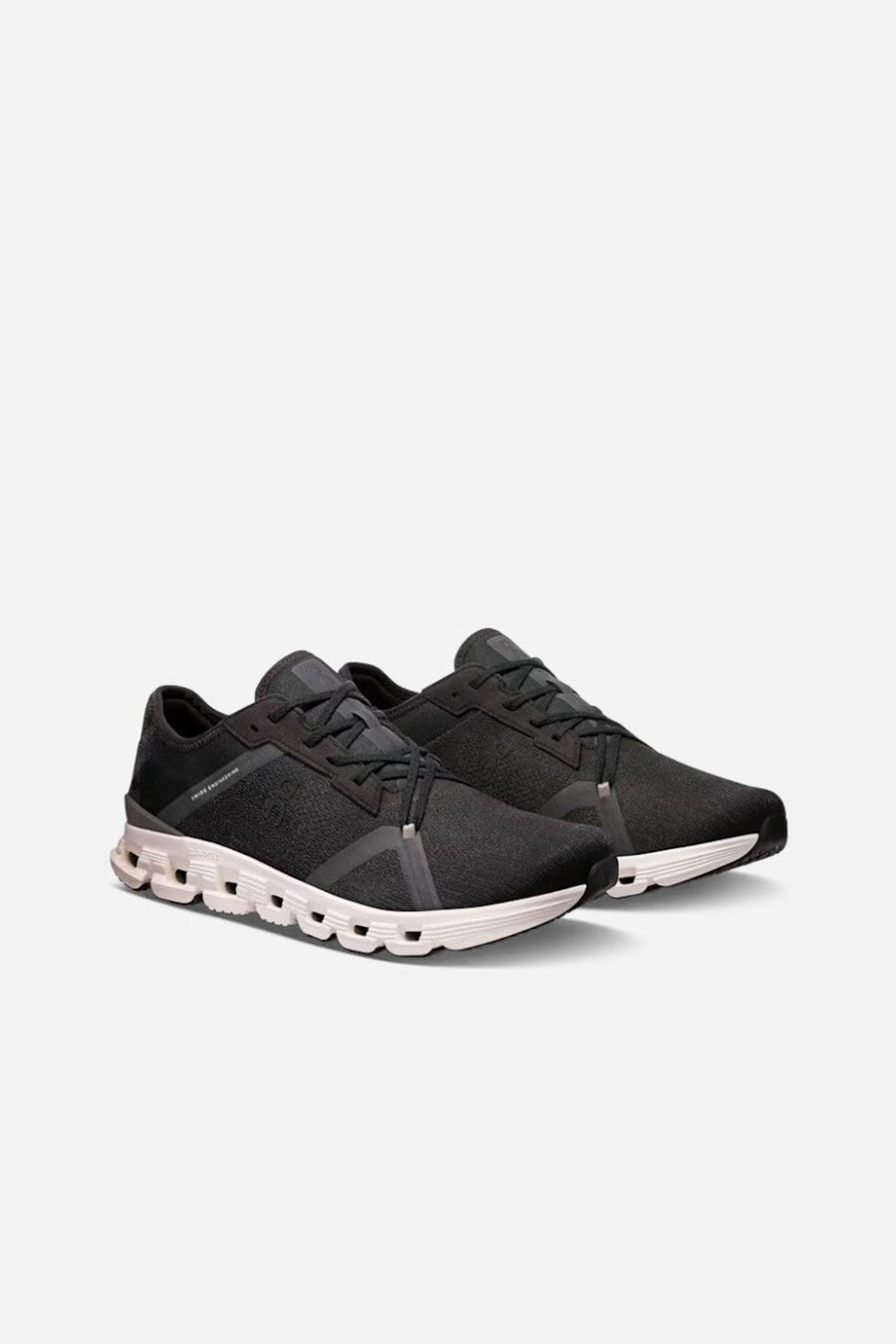On Running Men's Cloud X 4 AD in Black & Asphalt – three-quarter view