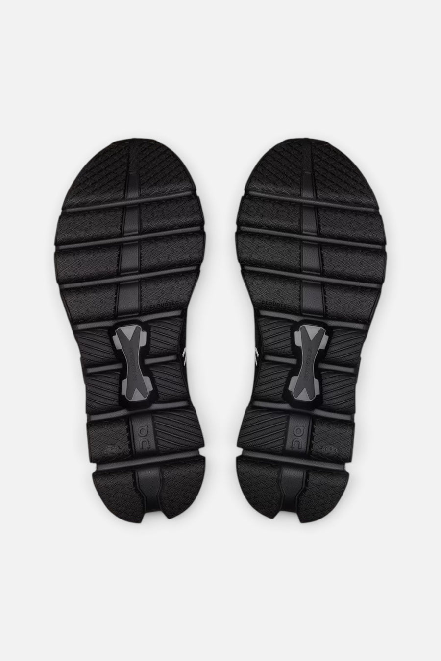 On Running Mens Cloud X 4 Sneakers in Black Eclipse – side view