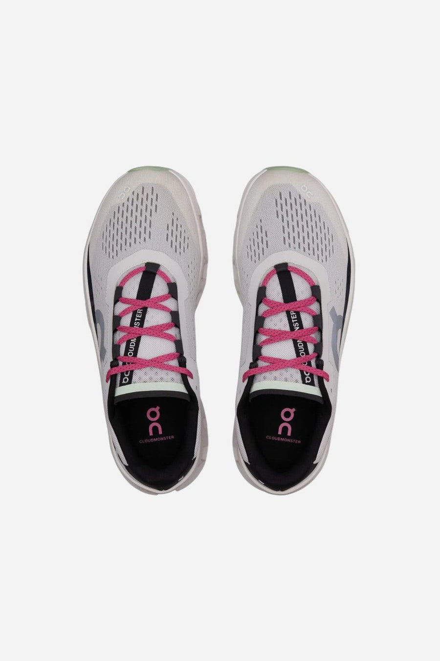 On Running Men's Cloudmonster in Frost/Black – detail