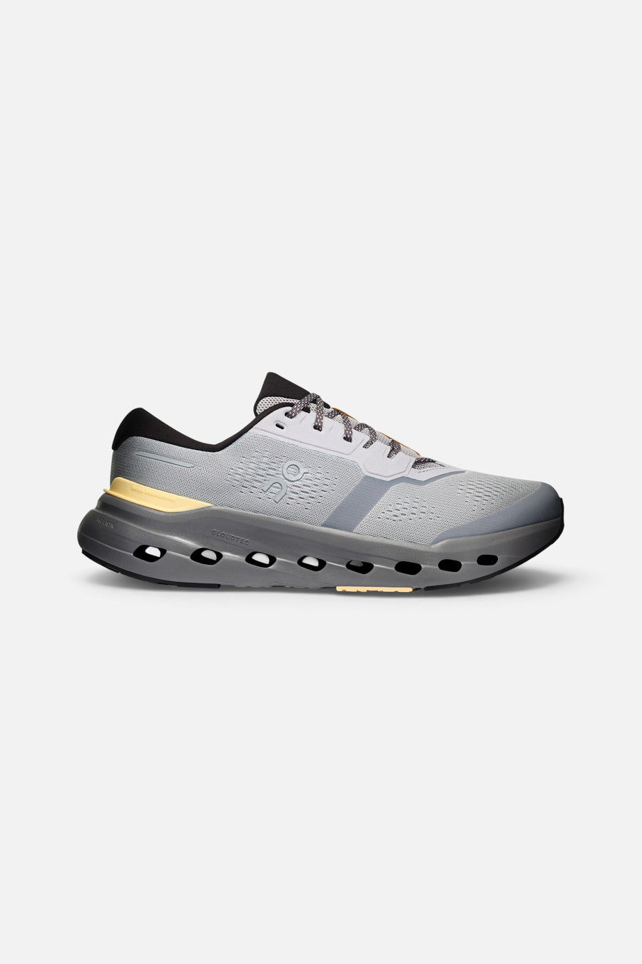 On Running Men's Cloudrunner 3 in Platinum and Squash – side view