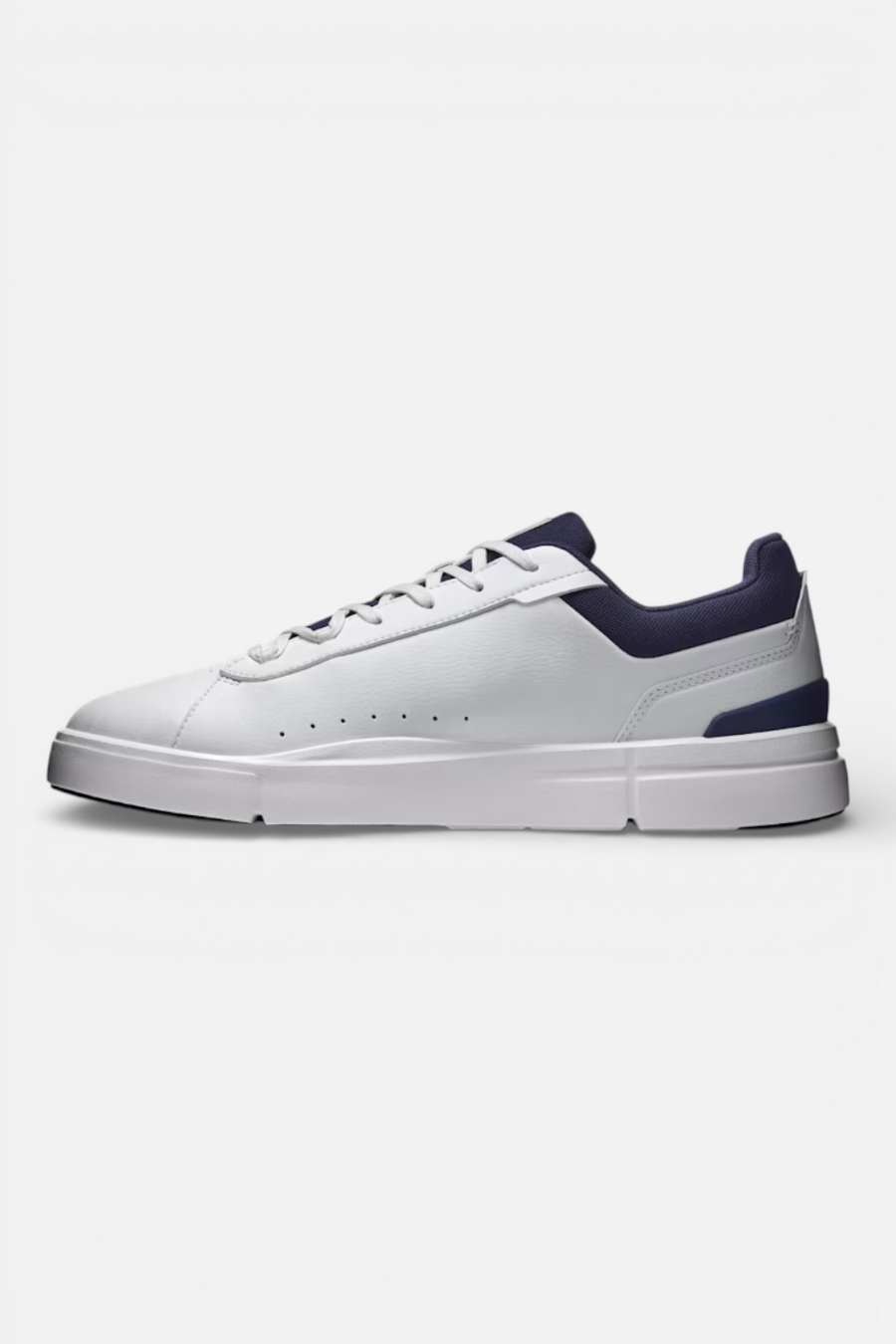 On Running Men's The Roger Advantage in Midnight and White – back view