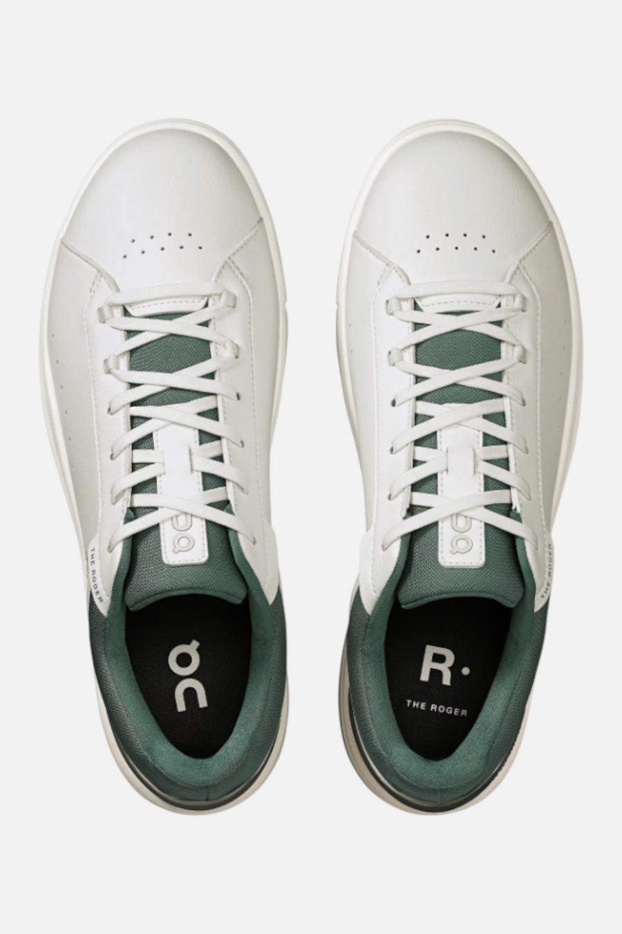 On Running Men's The Roger Advantage in White/Olive – detail