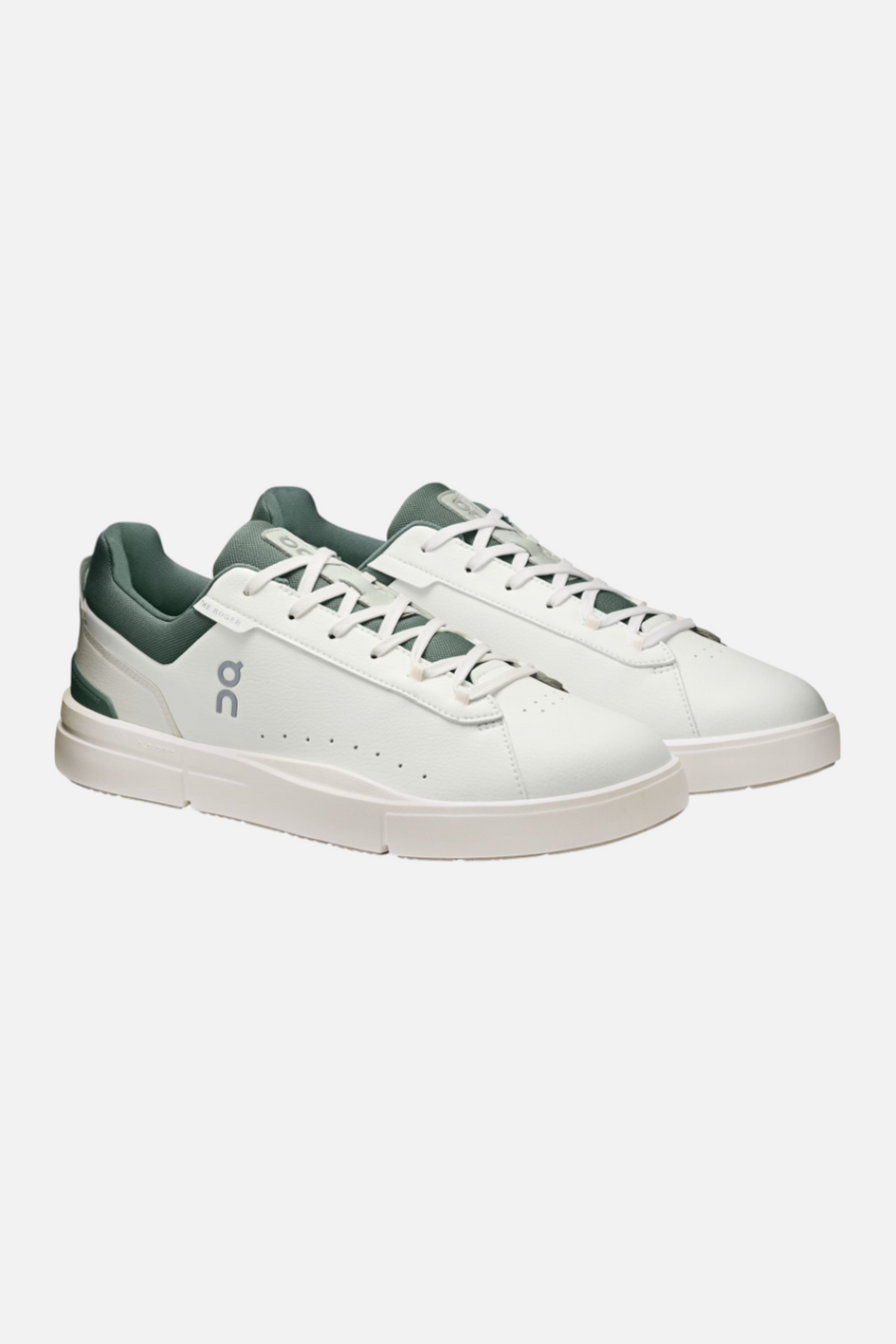 On Running Men's The Roger Advantage in White/Olive – side view