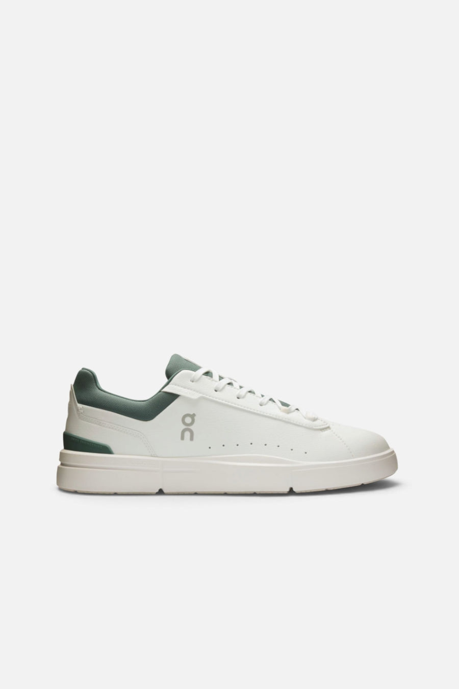 On Running Men's The Roger Advantage in White/Olive – side view