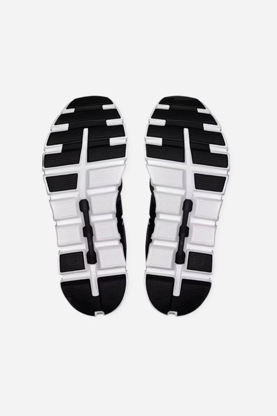 On Running Women's Cloud 6 in Black & White – side view