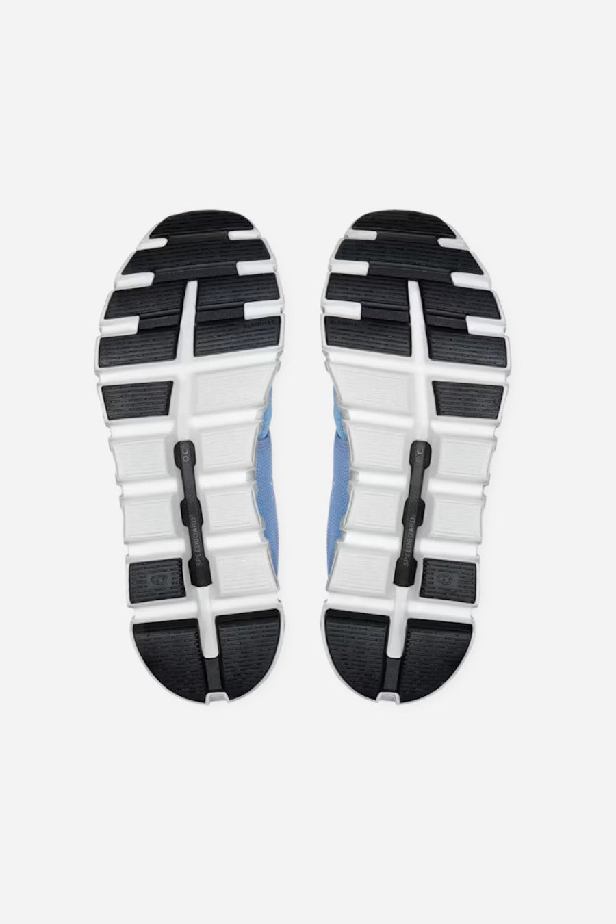 ON Running Women's Cloud 6 in Chambray & White – side view
