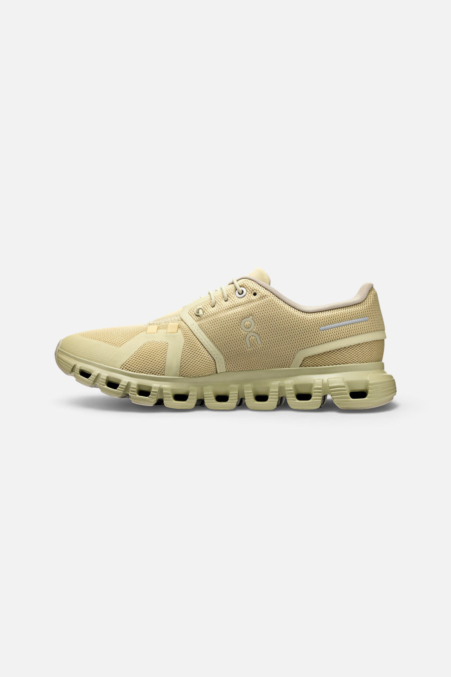 On Running Women's Cloud 6 in Haze and Fen – side-2 view