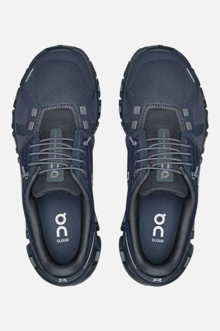 On Running Women's Cloud 6 in Navy & Stone – detail