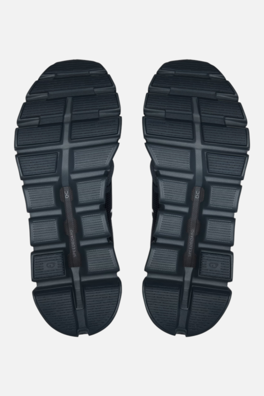 On Running Women's Cloud 6 in Navy & Stone – flat lay