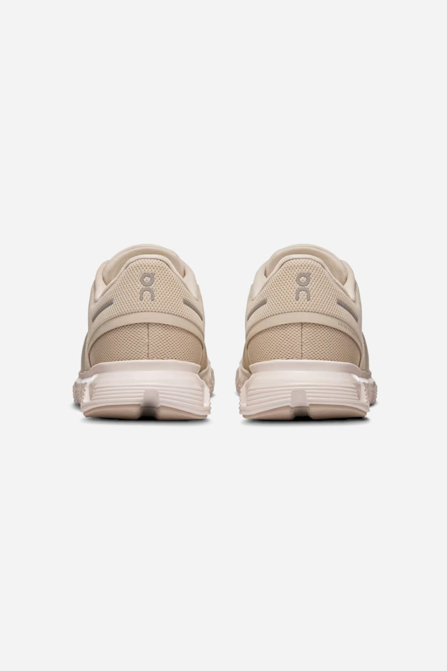 On Running Women's Cloud 6 in Pearl & White – flat lay