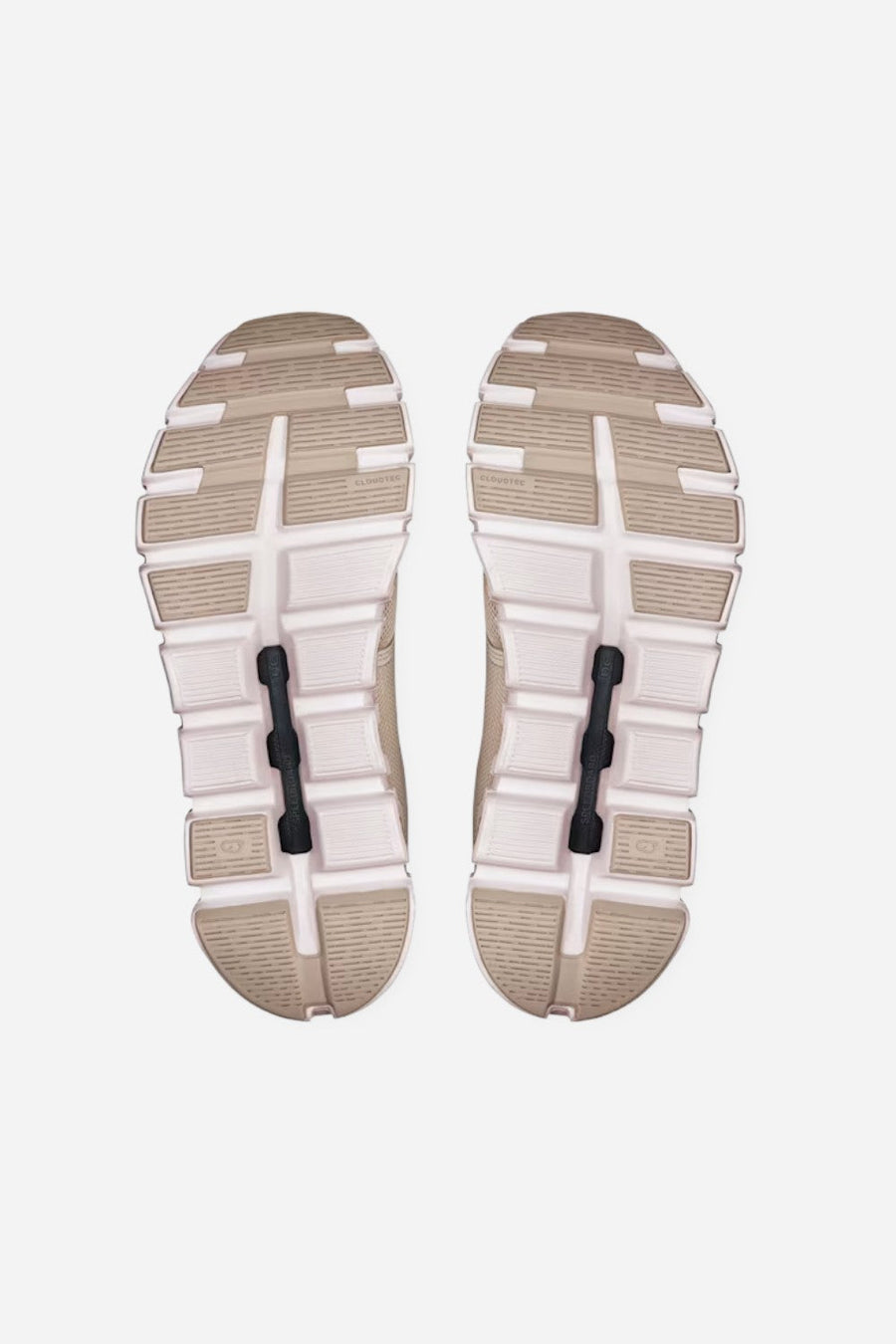 On Running Women's Cloud 6 in Pearl & White – side view