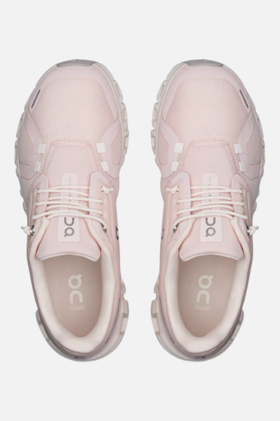 On Running Women's Cloud 6 Sneaker in Salt and Gardenia – side view