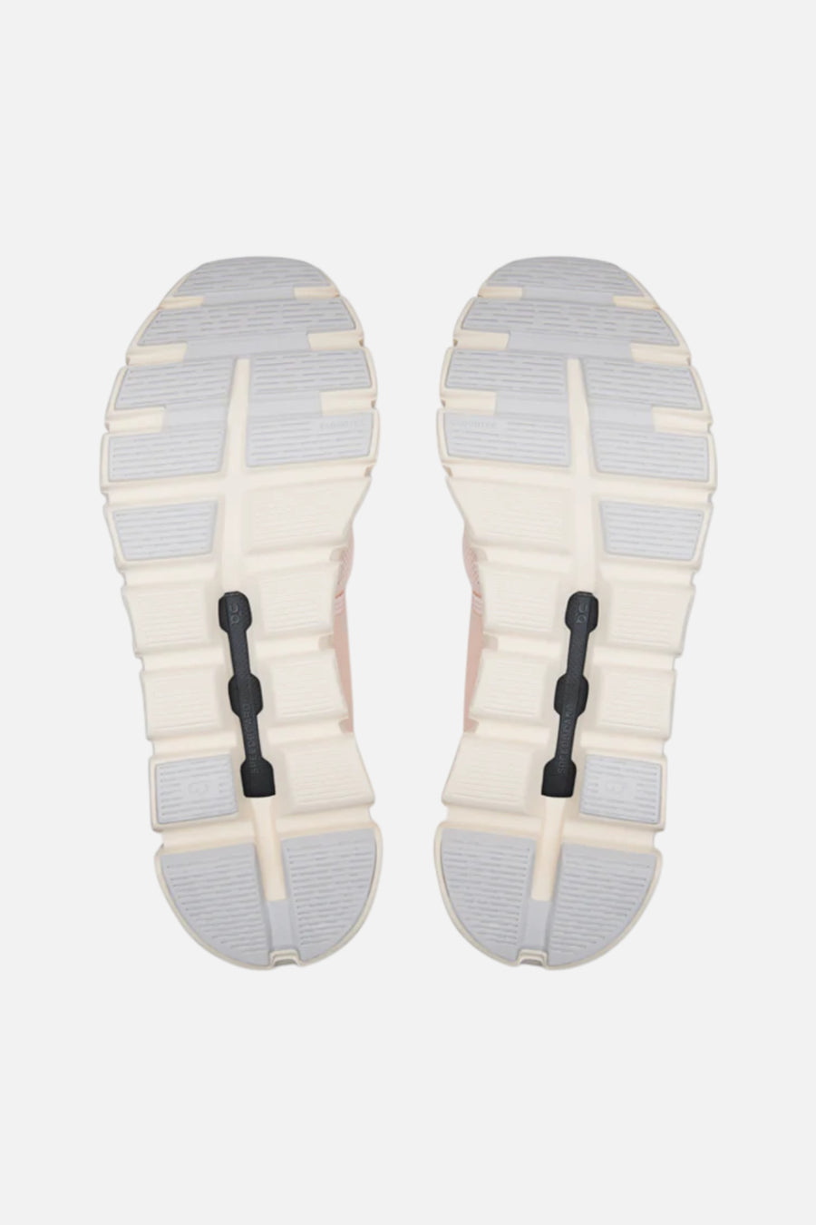 On Running Women's Cloud 6 Sneaker in Salt and Gardenia – top view